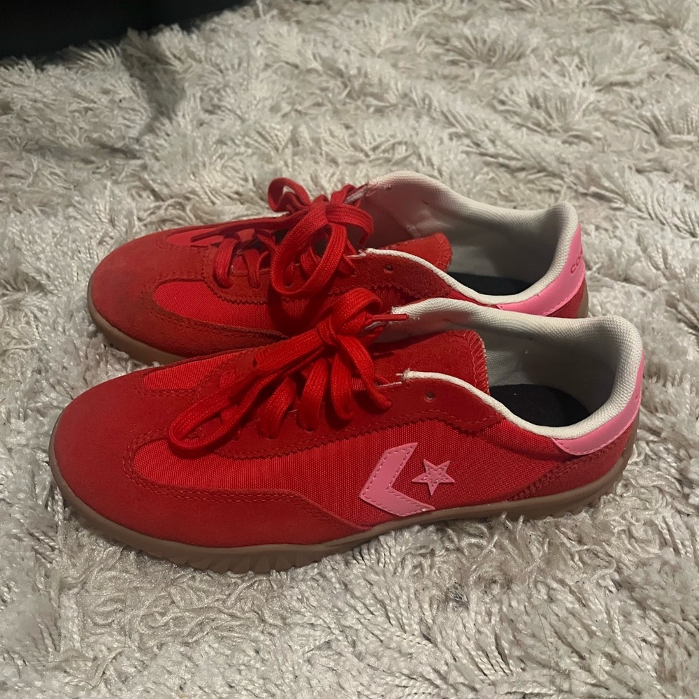 Converse Run Style Red and Pink Sneakers
